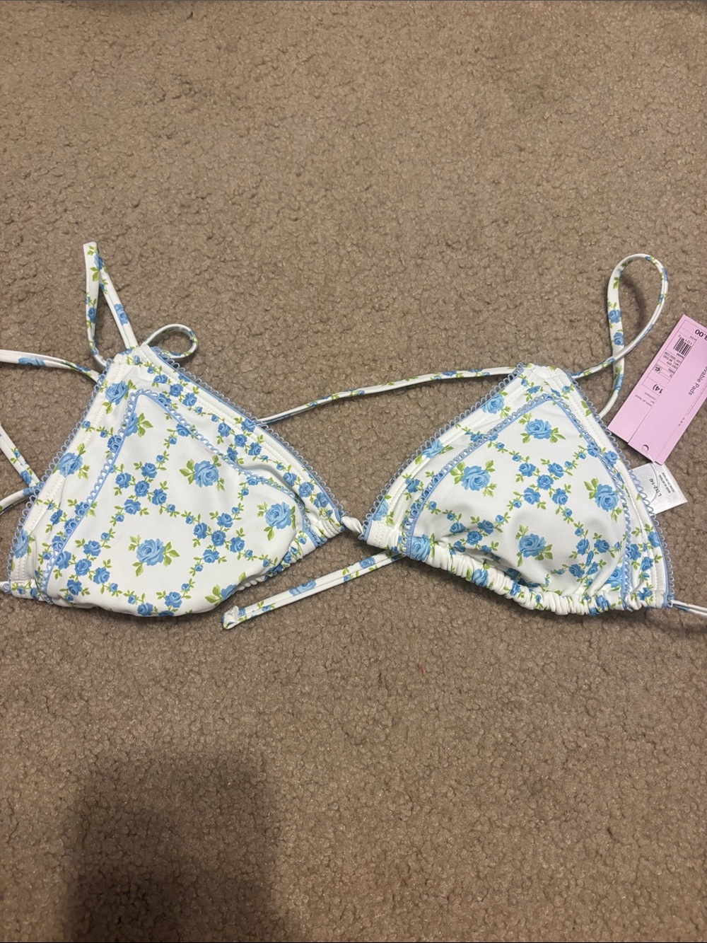 Wild Fable floral bikini top